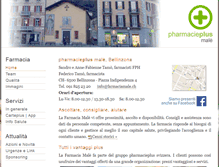 Tablet Screenshot of farmaciamale.ch